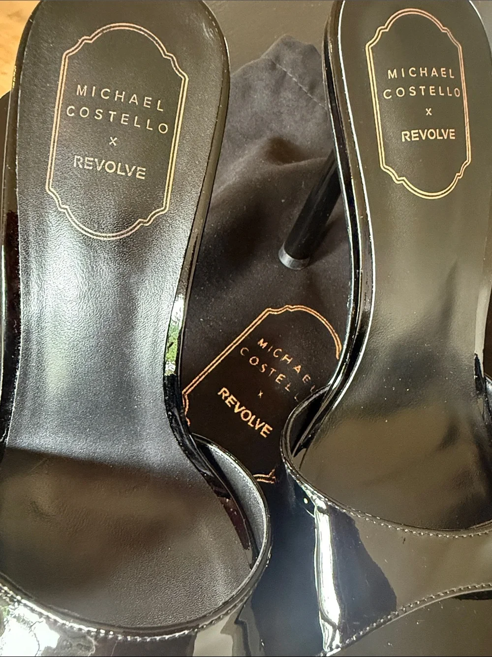 Michael Costello x Revolve Gerona Sandal Black